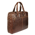 Бизнес-сумка Gianni Conti 1221265 dark brown. Вид 2.