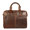 Бизнес-сумка Gianni Conti 1221265 dark brown. Вид 4.