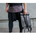 Кожаный рюкзак черного цвета Long River BP-020. Вид 2.
