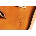 Светло-коричневый кожаный рюкзак под документы и небольшой ноутбук Long River BP-030. Вид 4.