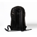 Черный большой рюкзак из кожи с гладкой фактурой Long River BM-020. Вид 2.
