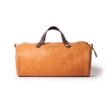 Небольшая и кожаная дорожная сумка светло коричневого цвета Long River DE-030