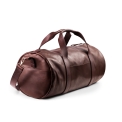 Дорожная сумка из кожи коричневого цвета для путешествий и фитнеса Long River DF-010. Вид 3.