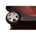 Портплед для одежды на колесиках с удобной ручкой коньячного цвета Ashwood Leather 63421 Cognac. Вид 5.