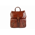 Ретро-рюкзак из кожи буйвола коричневого цвета Ashwood Leather Rucksack Chestnut Brown