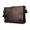 Кожаная сумка через плечо для ноутбука 156 Ashwood Leather 8343 Brown. Вид 2.