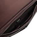 Вместительный портфель из кожи черного цвета Fiato м61397. Вид 4.