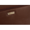 Кожаный портфель коричневого цвета на металлических ножках Visconti Warwick 01775 Brown. Вид 5.