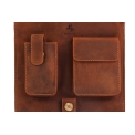 Сумка планшет из кожи для iPad и 10.1 Visconti Jasper 18410 Oil Tan. Вид 5.