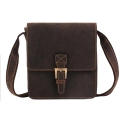 Английская сумка планшет из промасленной кожи Visconti Roca 18722 oil brown