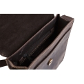 Английская сумка планшет из промасленной кожи Visconti Roca 18722 oil brown. Вид 4.