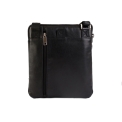 Черная сумка планшет из кожи  под iPad Visconti Roy ML20 (M) Black. Вид 3.