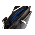 Черная сумка планшет из кожи  под iPad Visconti Roy ML20 (M) Black. Вид 4.