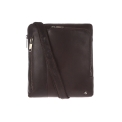 Коричневая кожаная сумка планшет  для переноски iPad Visconti Roy ML20 (M) Brown