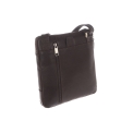 Коричневая кожаная сумка планшет  для переноски iPad Visconti Roy ML20 (M) Brown. Вид 4.