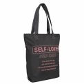 Сумка-шоппер ANTAN 1-58 self-love/темно-серы. Вид 3.