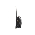 Черный кожаный портплед для одежды на колесиках с удобной ручкой Ashwood Leather 63421 Black. Вид 5.