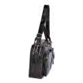 Большая деловая сумка из кожи темно-коричневого цвета Ashwood Leather 1662 Brown. Вид 4.