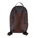 Рюкзак темно-коричневого цвета из кожи с гладкой фактурой Ashwood Leather 1663 Brown. Вид 3.