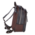 Рюкзак темно-коричневого цвета из кожи с гладкой фактурой Ashwood Leather 1663 Brown. Вид 4.
