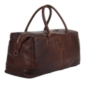 Дорожная сумка коньячного цвета из кожи Ashwood Leather 4556 Tan. Вид 2.
