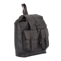 Рюкзак из кожи темно-коричневого цвета Ashwood Leather 7990 Brown. Вид 2.
