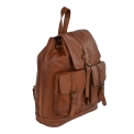 Рюкзак из кожи светло-коричневого цвета Ashwood Leather 7990 Rust. Вид 2.