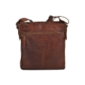 Кожаная сумка через плечо светло-коричневого цвета Ashwood Leather 7994 Rust. Вид 3.