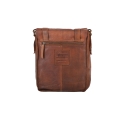 Небольшая светло-коричневая сумка через плечо из кожи Ashwood Leather 7995 Rust. Вид 2.