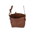 Небольшая светло-коричневая сумка через плечо из кожи Ashwood Leather 7995 Rust. Вид 4.