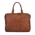 Дорожная сумка из кожи для командировок Ashwood Leather 7997 Rust. Вид 2.