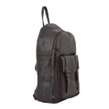 Повседневный рюкзак из кожи темно-коричневого цвета Ashwood Leather 7999 Brown. Вид 2.