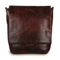 Небольшая сумка через плечо из коричневой кожи  10.1 Ashwood Leather Adam Vintage Tan