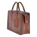 Большая деловая сумка из плотной кожи с жестким каркасом Ashwood Leather Dr.Bag Tan. Вид 2.