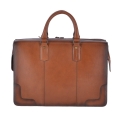 Большая деловая сумка из плотной кожи с жестким каркасом Ashwood Leather Dr.Bag Tan. Вид 3.