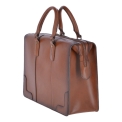 Большая деловая сумка из плотной кожи с жестким каркасом Ashwood Leather Dr.Bag Tan. Вид 4.