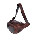 Повседневная поясная сумка из кожи коричневого цвета Ashwood Leather Ed Vintage Tan. Вид 5.
