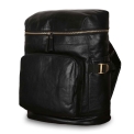 Рюкзак из кожи черного цвета с вентилируемой спинкой Ashwood Leather G-35 Black. Вид 3.
