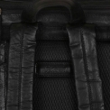 Рюкзак из кожи черного цвета с вентилируемой спинкой Ashwood Leather G-35 Black. Вид 4.