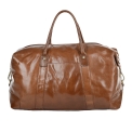 Большая дорожная сумка из кожи орехового цвета Ashwood Leather Lewis Chestnut Brown. Вид 2.
