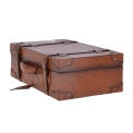 Мужская дорожная сумка-чемодан  из кожи коричневого цвета Ashwood Leather Morgan Tan. Вид 2.