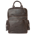 Кожаная сумка-рюкзак Carlo Gattini Reno brown 3001-04. Вид 2.