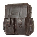 Кожаный рюкзак-сумка Carlo Gattini Fiorentino brown 3003-04. Вид 7.