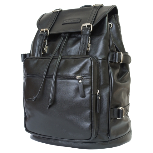 Кожаный рюкзак Carlo Gattini Volturno black 3004-05
