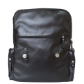 Кожаный рюкзак Carlo Gattini Santerno black 3007-05. Вид 7.