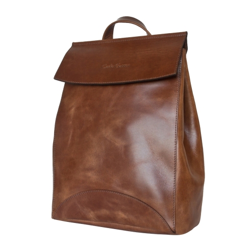 Женская сумка-рюкзак Carlo Gattini Antessio cognac 3041-03