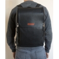 Кожаный рюкзак Carlo Gattini Tuffeto black 3049-01. Вид 4.