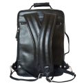 Кожаный рюкзак Carlo Gattini Chatillon black 3072-01. Вид 3.