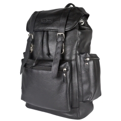 Кожаный рюкзак Carlo Gattini Voltaggio black 3091-01