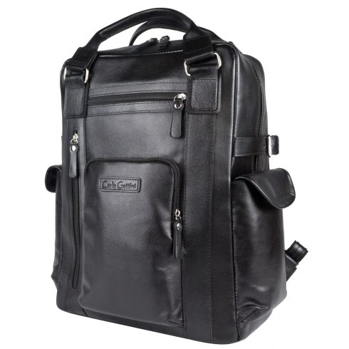 Кожаный рюкзак Carlo Gattini Corruda black 3092-01
